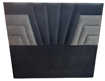 Cabecero Cama - Negro con Gris