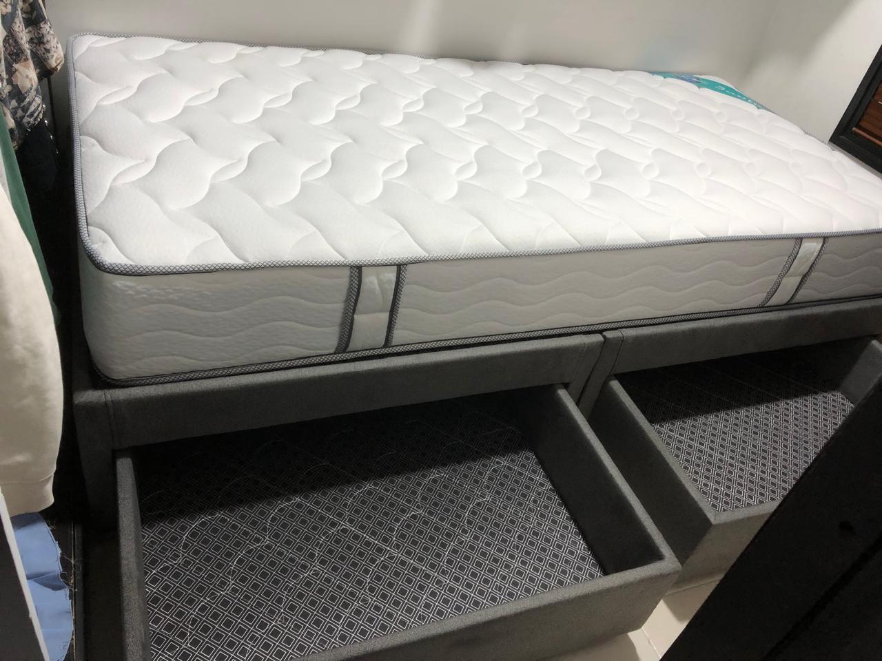 Base de Cama con Cajones + Colchón – Funcionalidad y Confort en un Solo Diseño - Imagen 2